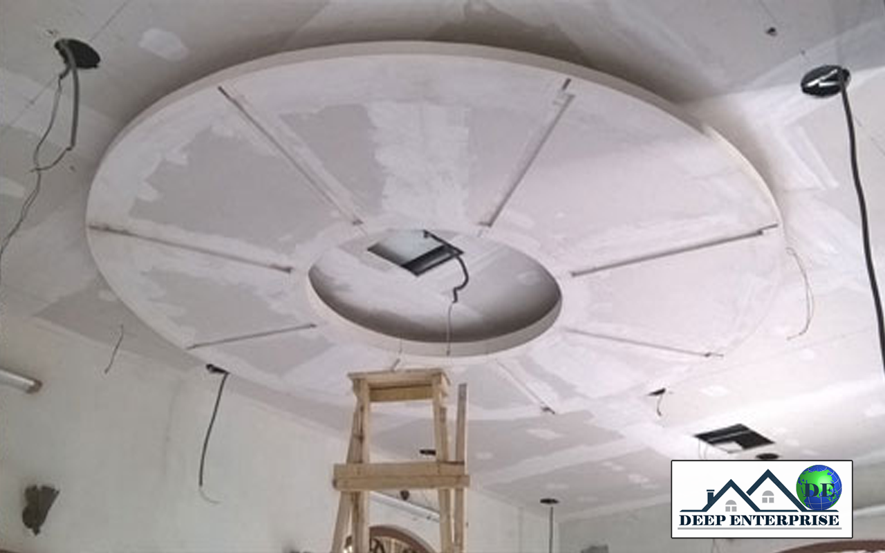 Gypsum False Ceiling, Gypsum False Ceiling Contractors in Kolkata, Gypsum False Ceiling Design,  Deep Enterprise